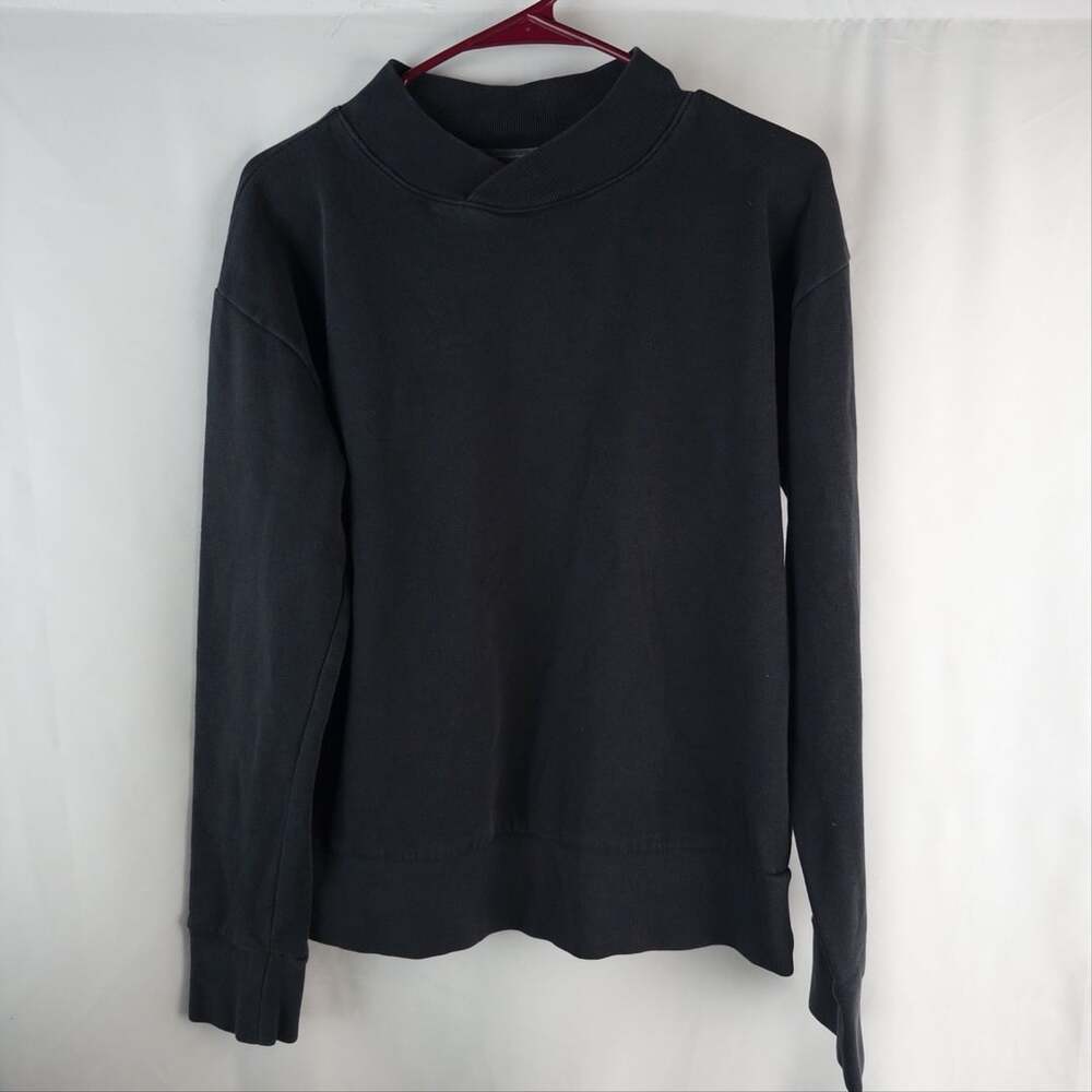 Under Armour Sweatshirt Size MD Black Mock Neck